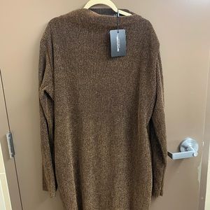Pretty Little Thing X Ashley Graham Bronze Dress